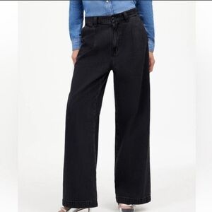 Madewell The Harlow High Rise Wide Leg Jeans